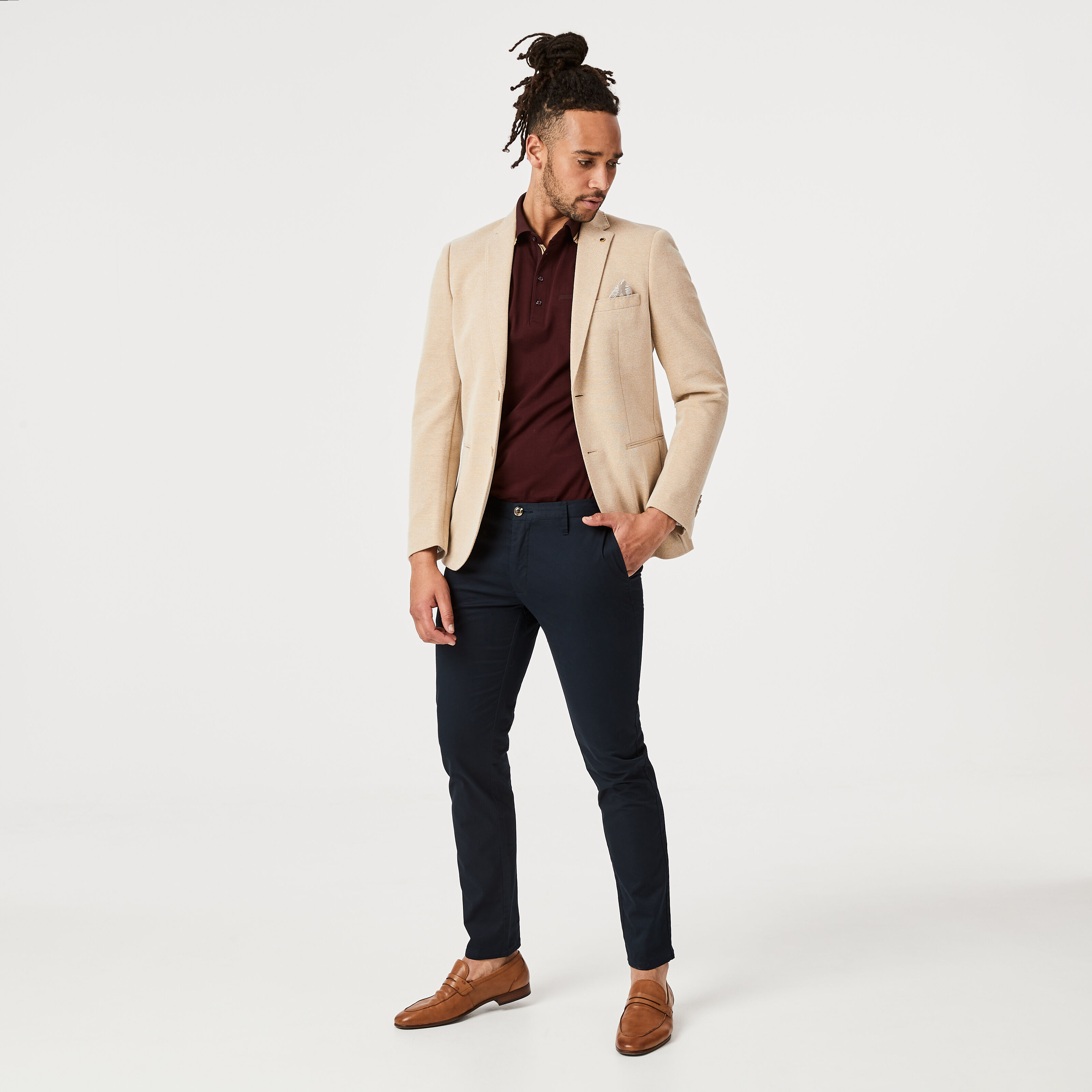 Tan blazer shop mens